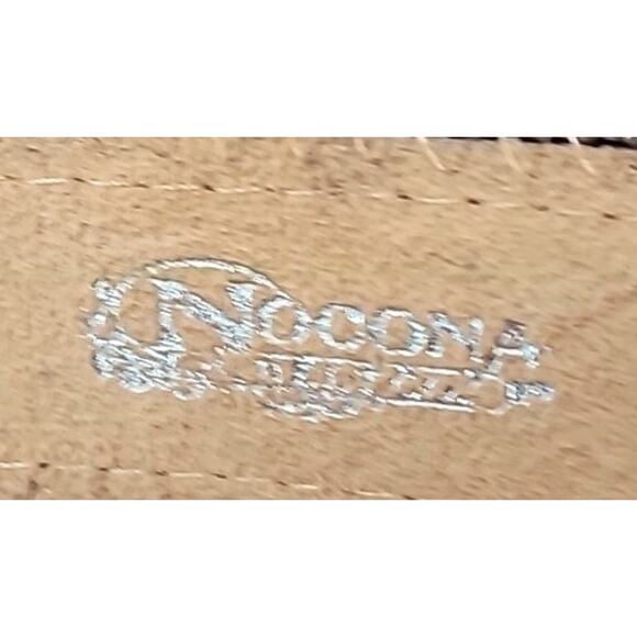 Vintage Nocona Studded Rhinestone Leather Belt Women’s M 34–36" Bling Y2K - Picture 5 of 11